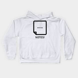 schedule artwork Kids Hoodie